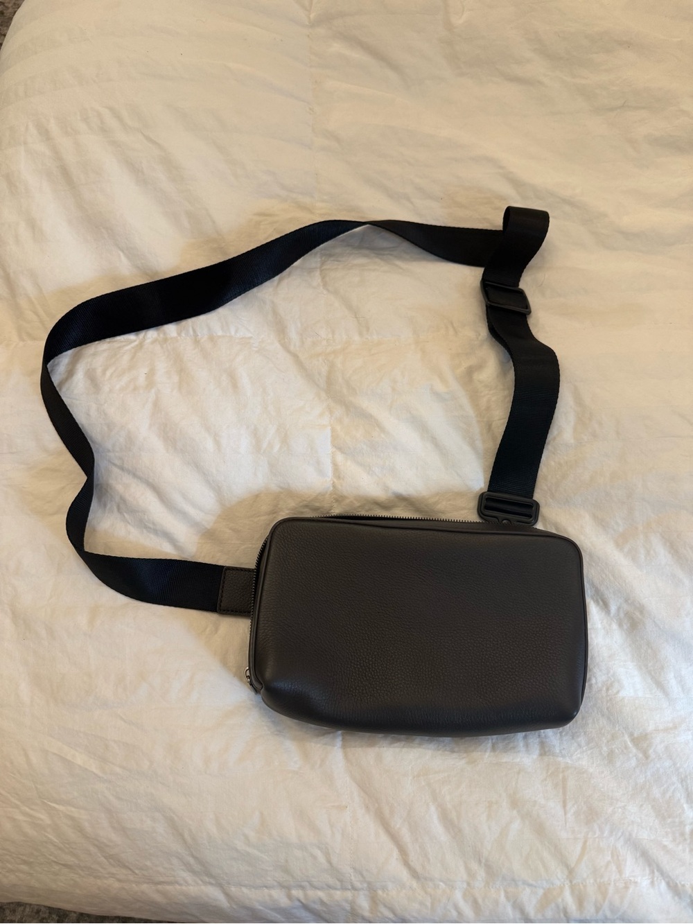 Quince Brown Leather Crossbody Belt Bag